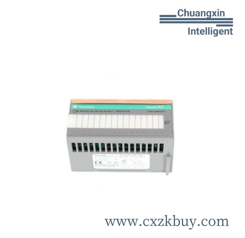 1794-ob16pxt_point_digital_output_module.jpg Allen Bradley 1794-OB16P FLEX I/O Digital DC Output Module
