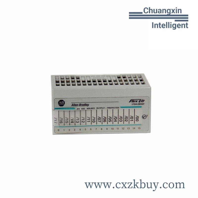 ab_1794-ob16p_i_o_module.jpg Allen Bradley 1794-OB16P FLEX I/O Digital DC Output Module