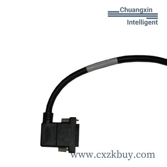 ge_fanuc_ic693cbl328_i_o_quick-connect_cable.jpg Emerson IC693CBL328RX3i Accessory Cable, Right Side, 24 Pin 90 Degree Connector, 3M