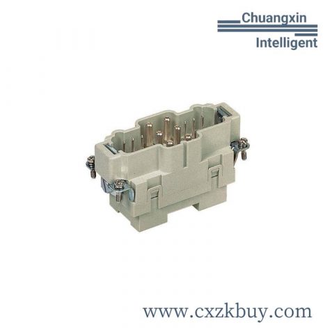 HARTING Han 10E Male Plug, 09061487901 - Industrial Connector for High Performance Applications