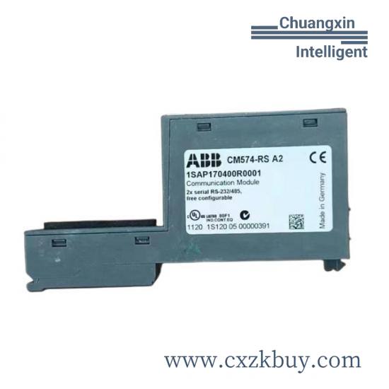 abb_cm574-rs_1sap170400r0001_communication_module.jpg ABB CM574-RS AC500 Com.Module 2xRS-232/485 Free Config. Serial Interface Module