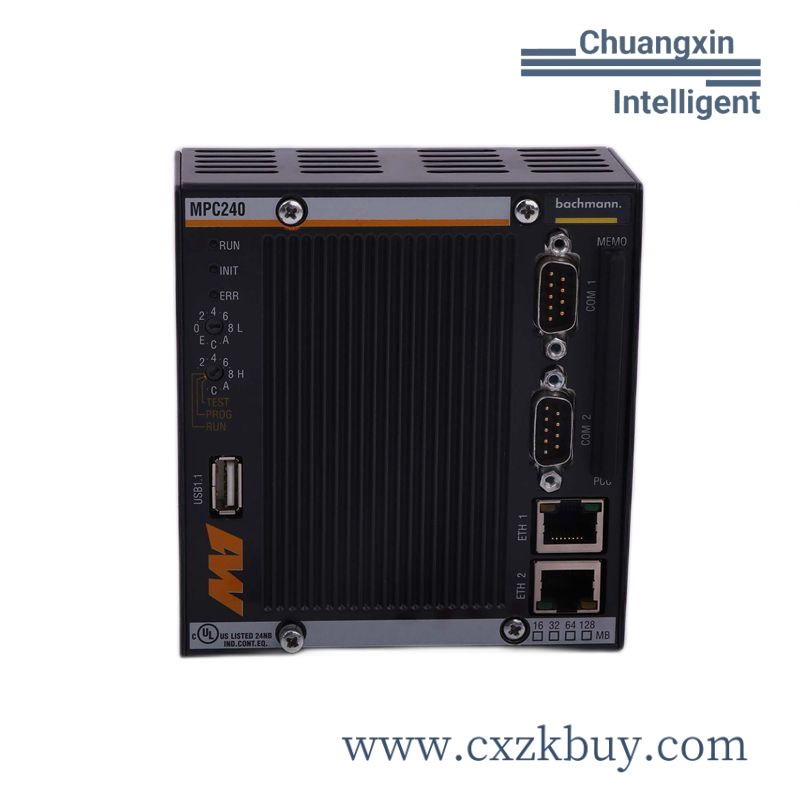 bachmann_mpc240_processor_modules-1.png BACHMANN MPC240 Processor Module 00012711-40, High-Performance Control Module