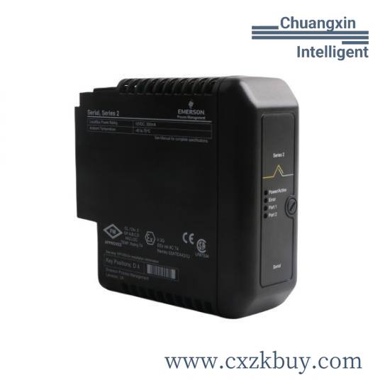 emerson_deltav_ve4006p2_kj3241x1ba1_12p2506x062_redundant_serial_interface_card.jpg Emerson 5A22410H02 High Performance Control Module, Precision Design for Industrial Automation