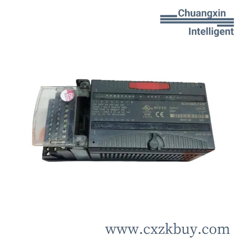ic200mdl240_ge_ac_input_module.jpg Emerson IC200MDL240 16-Point Discrete Input Module