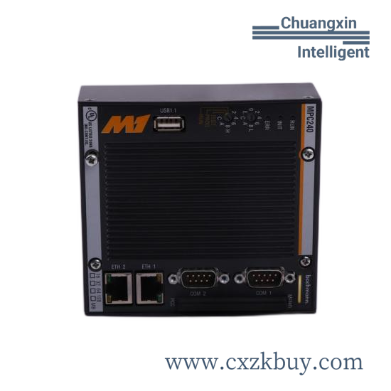 mpc270_bachmann_cpu_module.png BACHMANN MPC240 Processor Module 00012711-40, High-Performance Control Module