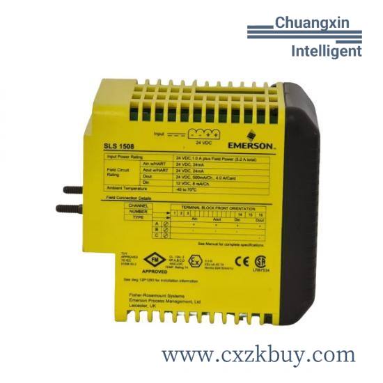 emerson_kj2201x1-ba1_12p3162x252_sls1508_logic_solver_1-1.jpg EMERSON SLS1508 KJ2201X1-BA1 12P3162X092 Module