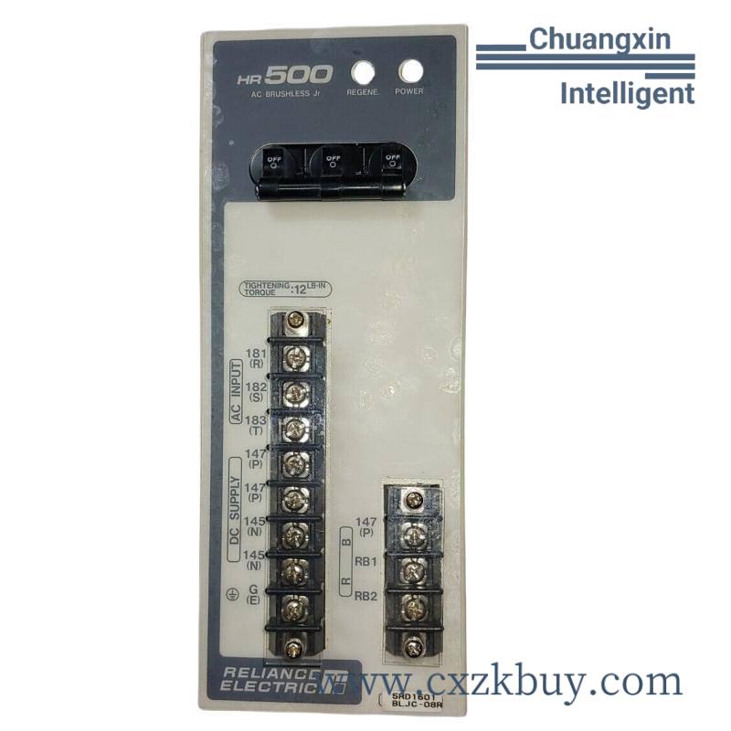 reliance_electro_hr500_bljc-08r_5rd1601_servo_drive.jpg RELIANCE CB03550 Control Module, Advanced Industrial Automation Component