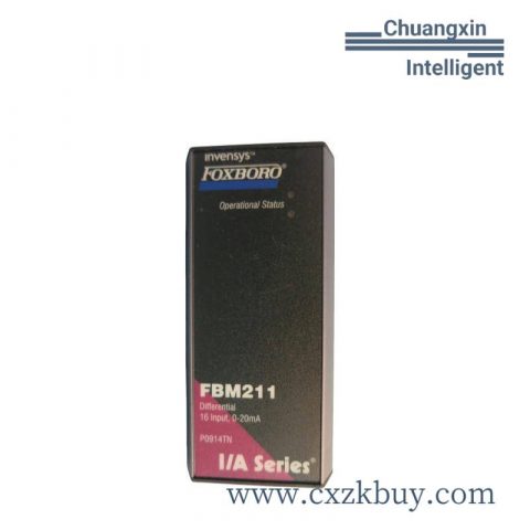 FOXBORO FBM211: Industrial Control Module for Precision Applications