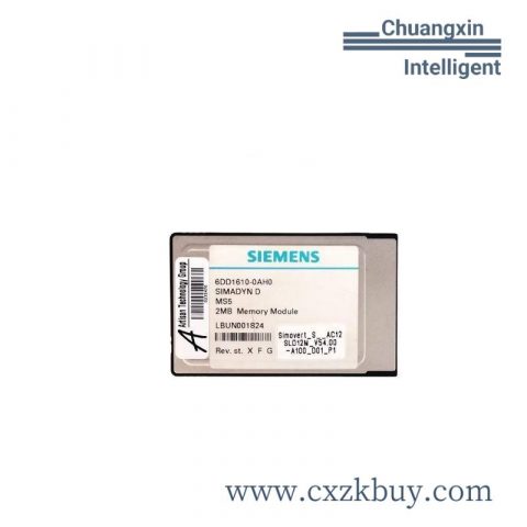 Siemens 6DD1610-0AH0 SIMADYN D Memory Submodule for High-Performance Industrial Automation Systems