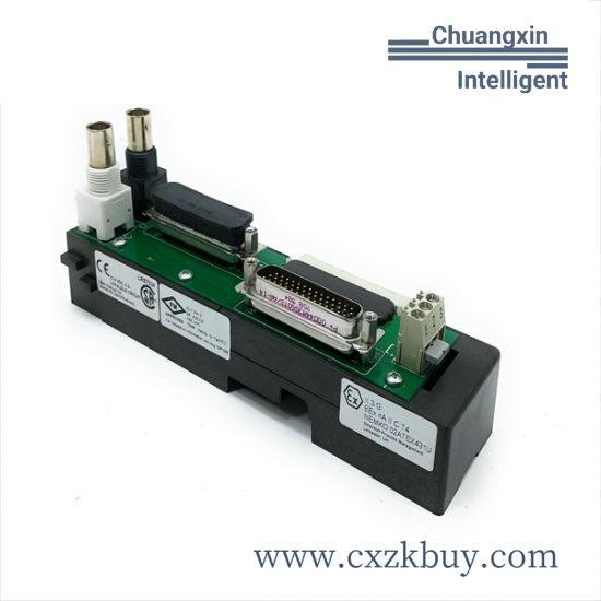 emerson_kj4001x1-nb1_rev_e.png EMERSON KJ4001X1-NB1 Industrial Control Module, Dual Left Cable Extender for DeltaV Systems