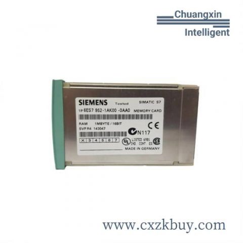 SIEMENS 6ES7952-1AK00-0AA0 AI Expert System Module - Long Version, 8 MB RAM Memory Card for S7-400